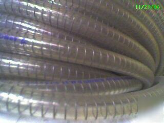 Pvc/fda clear w/spring support 1