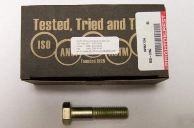 100 brighton-best grade 8 hex cap screw 1/4-20 x 2-3/4