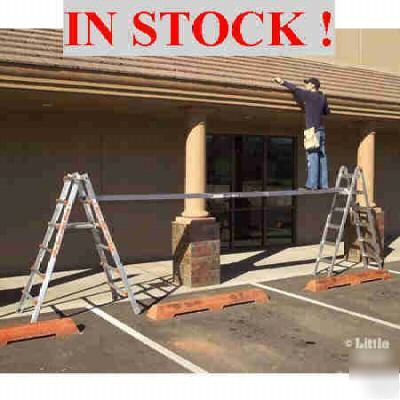 Little giant ladders 13' aluminum scaffold ladder plank