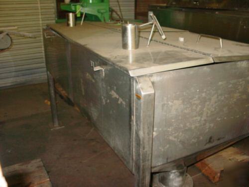 Food grade stainless steel dump station