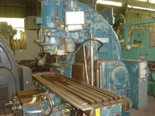Kearney & trecker vertical mill model tf-20 w/sony dro