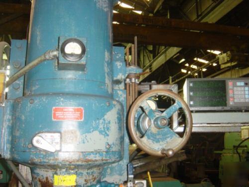 Kearney & trecker vertical mill model tf-20 w/sony dro