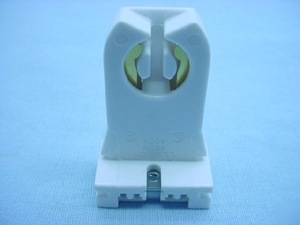 10 leviton slide-on fluorescent lampholder ends 13357-n