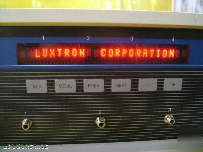 Luxtron 790 fluoroptic thermometer