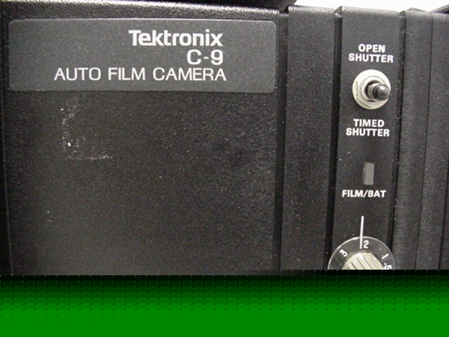 Tektronix c-9 oscilloscope auto film camera