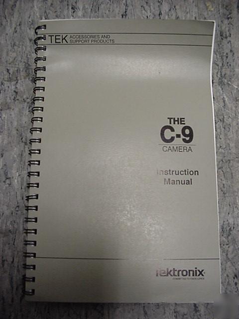 Tektronix c-9 oscilloscope auto film camera