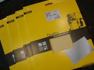  mirka gold fine 400 grit sandpaper 9X11 20 sheets 
