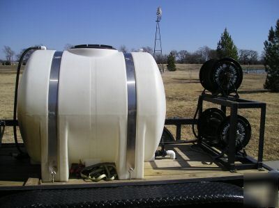 Hydro tek pressure washers (2) w/trailer & tank