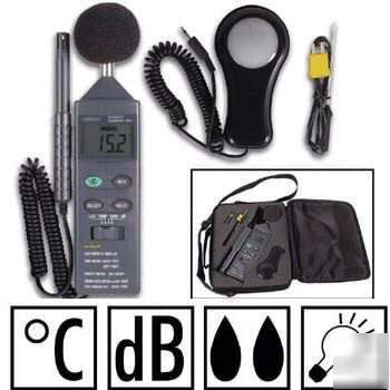 DVM401 Â¿ 4-in-1 dmm: sound, lux, humidity & temp. meter