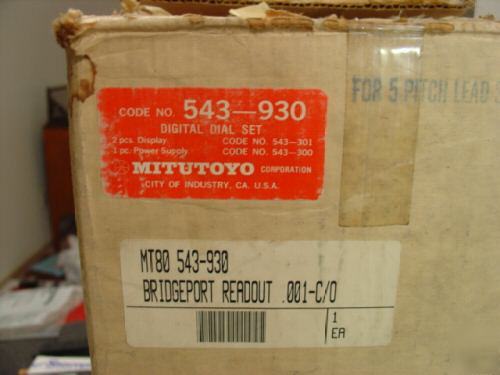 Mitutoyo digital read out dro l/accu-rite,anilam