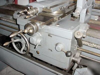 18X56 troglia lathe,inch-metric threading,loaded w/tool