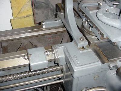 18X56 troglia lathe,inch-metric threading,loaded w/tool