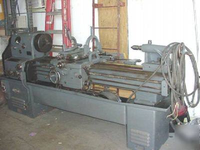 18X56 troglia lathe,inch-metric threading,loaded w/tool