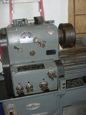 18X56 troglia lathe,inch-metric threading,loaded w/tool