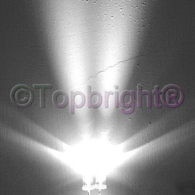 5000X ultrabright white led 5MM 50,000MCD free r&s/h
