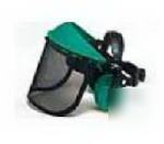 Ear muffs with mesh face shield