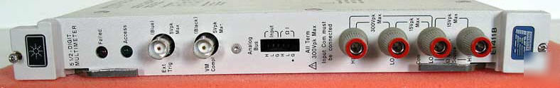 Hp/agilent E1411B 7500/vxi 5.5 digit multimeter w/manl