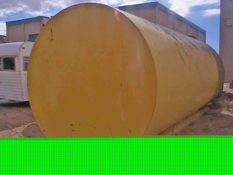 Skid mounted diesel fuel oil tank storage