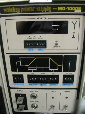 Unitek miyachi weld power supply md 1000B