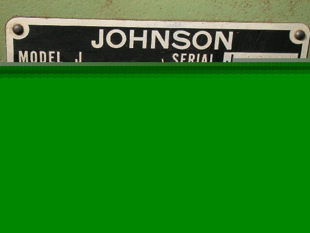 Johnson band cutoff saw 110V model j works very well